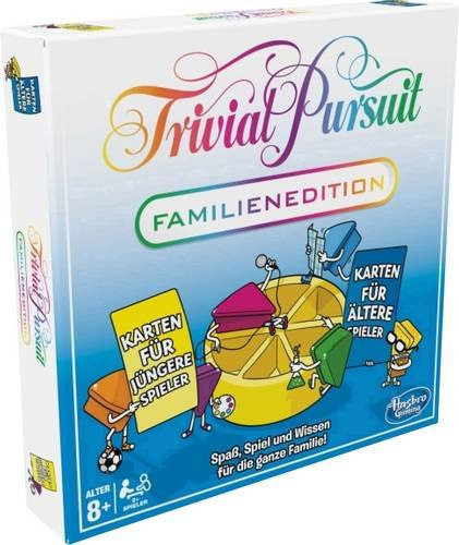 Hasbro Trivial Pursuit Familien Edition Quizspiel in Deutsch für Kinder ab 8 Jahren, Mehrfarbig - Bild 1
