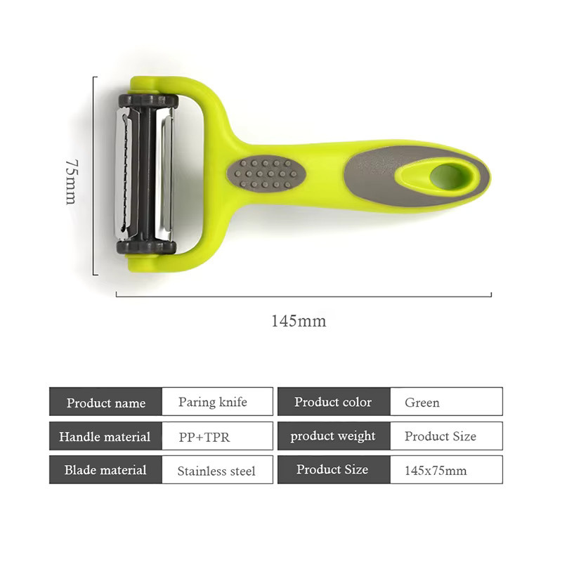 Venlohome 3-in-1 Rotationsschäler für Obst und Gemüse in Grün - Bild 6