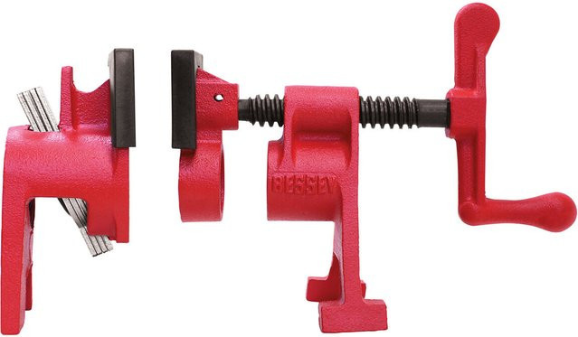Bessey Rohr-Schraubzwinge BPC-H34 in Rot und Schwarz für 3/4 Zoll - Bild 2