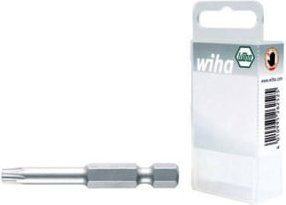 Wiha Bit Set Professional 2-teilig TX T20 50 mm 1/4 Zoll E6,3 in Box Silber - Bild 1
