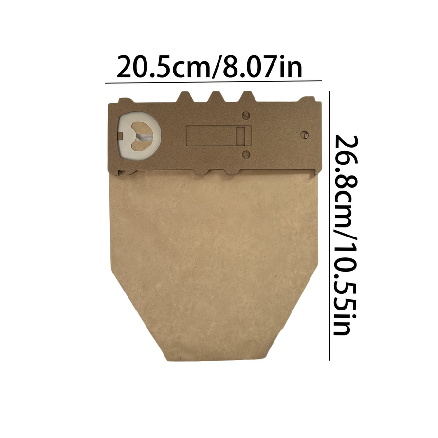 10er-Pack Staubsaugerbeutel kompatibel mit Vorwerk Kobold 130, 131 und SC-Modellen in CO2- und kunststofffreier Verpackung - Bild 2