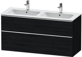 Duravit Waschtischunterschrank D-Neo in Eiche matt, Wandmontage, B/T/H: 128 x 46,2 x 62,5 cm - Bild 1