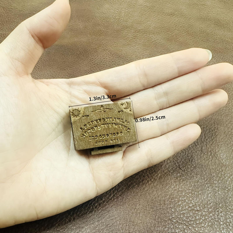 Handgefertigtes Mini-Ouija-Brett aus Holz mit Schublade im Vintage-Design von chenxiaogang - Bild 6