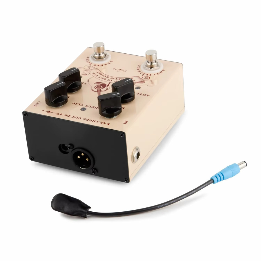 Caline CP-40 Akustik-Gitarren-Vorverstärker Effektor Pedal in Beige - Bild 2