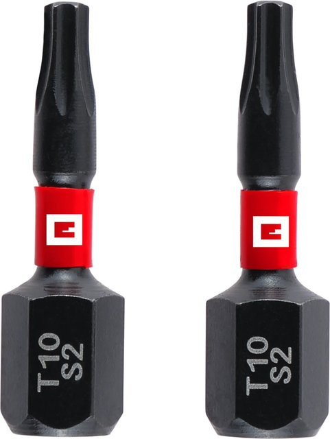 Einhell Impact Bit-Set 2-teilig T10 in Rot und Multicolour aus Stahl - Bild 1