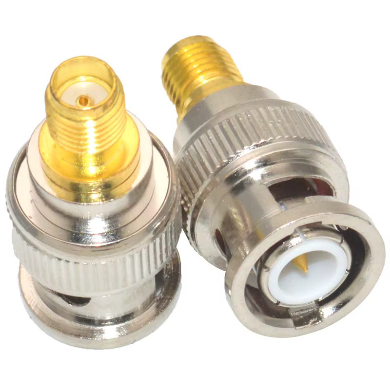 BNC-Stecker männlich auf SMA-Buchse Adapter für RF-Koaxial-Antennenverbindungen - Bild 2