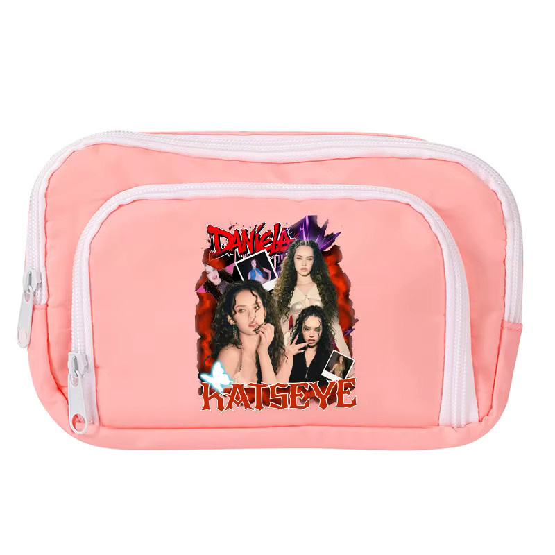 Potdemiel Schreibwaren Etui K-KATSEYE in Pink mit großem Fassungsvermögen für Schüler und Studenten - Bild 2