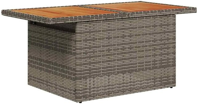 vidaXL Garten-Sofa-Set aus Poly-Rattan und Stahl, 6-teilig, Grau - Bild 1