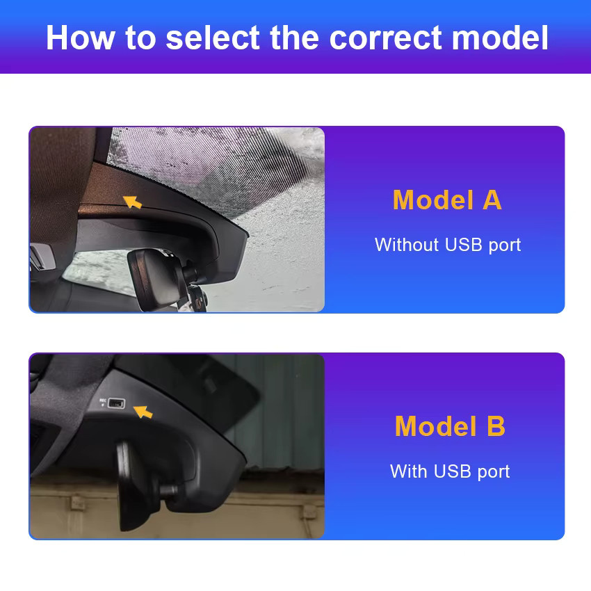HESHECAM Dashcam für Volkswagen VW ID.4 ID.5 ID.6 in Schwarz mit UHD Auflösung und Plug-and-Play Installation - Bild 2