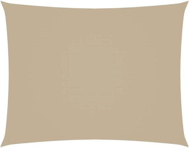 Furnicato Sonnensegel aus PU-beschichtetem Oxford-Gewebe, rechteckig, Beige, Breite: 25 m, Höhe: 4 m - Bild 1
