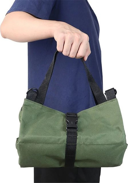 Zipper Tragbare Organizer Tasche aus Oxford-Gewebe für Camping und Werkzeug in Schwarz oder Grün - Bild 1