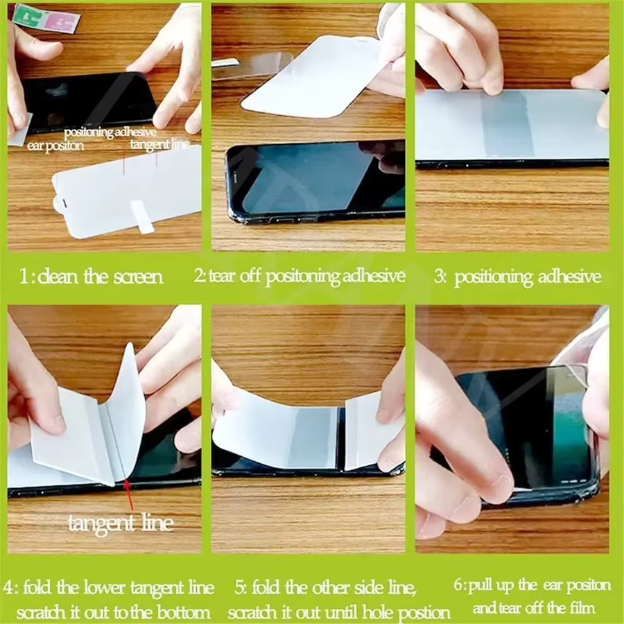 Hydrogel Display Schutzfolie transparent für Xiaomi Redmi Note und Poco Modelle (1-5 Stück) - Bild 6