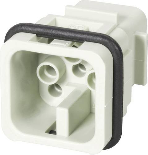 HARTING Han 7D Stifteinsatz M Crimpanschluss, 7-polig+PE, 250V, 10A, Kunststoff, Grau/Weiß - Bild 1
