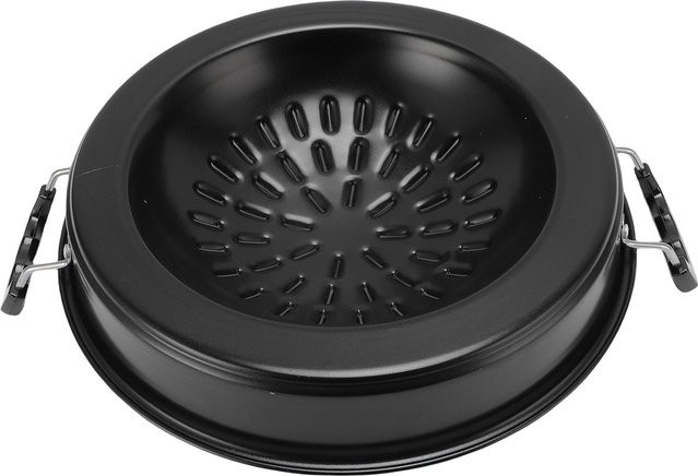 KaiSai Thailändische BBQ Grillpfanne 2 in 1 aus Aluminium mit Antihaftbeschichtung, Schwarz, Durchmesser: 30 cm - Bild 1