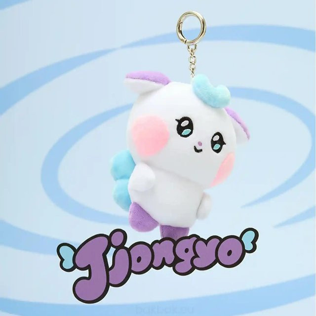 ATEEZ MIGHTEEZ x Line Friends Plüsch Schlüsselanhänger Jongho, white, Unisex - Bild 1