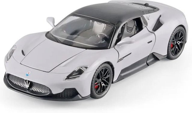 Fourall- Model Cars Maserati MC20 Modellauto, 1:22, grau, mit Licht und Sound - Bild 1
