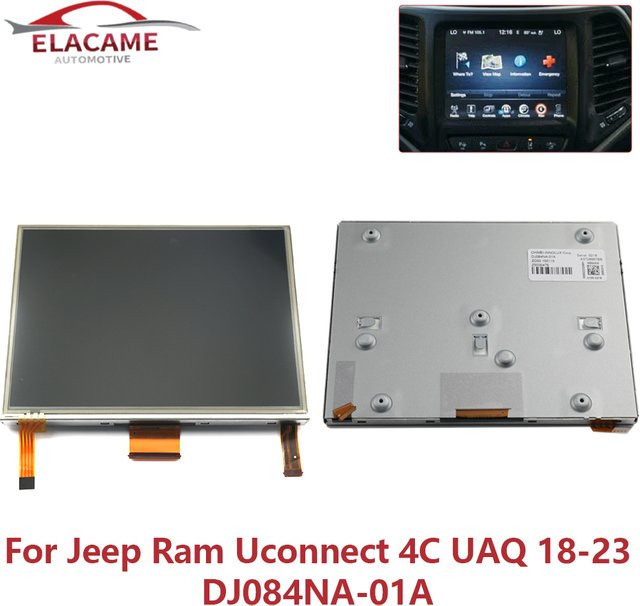 ELACAME 8,4 Zoll LCD-Display Ersatz für JEEP Charger Dodge RAM Uconnect 4C UAQ Radio Navigation Touchscreen Digitizer DJ084NA01A - Bild 1