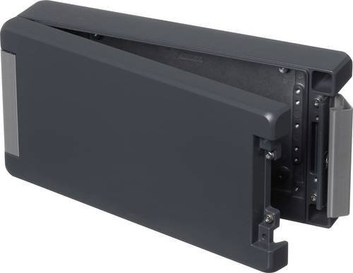 Bopla Industrie-Gehäuse aus Aluminium in Graphitgrau RAL 7024, B/T/H: 25,9 x 12,8 x 6,0 cm - Bild 1