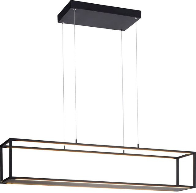 Paul Neuhaus Conni LED-Pendelleuchte in Schwarz, dimmbar, modern aus Metall - Bild 2