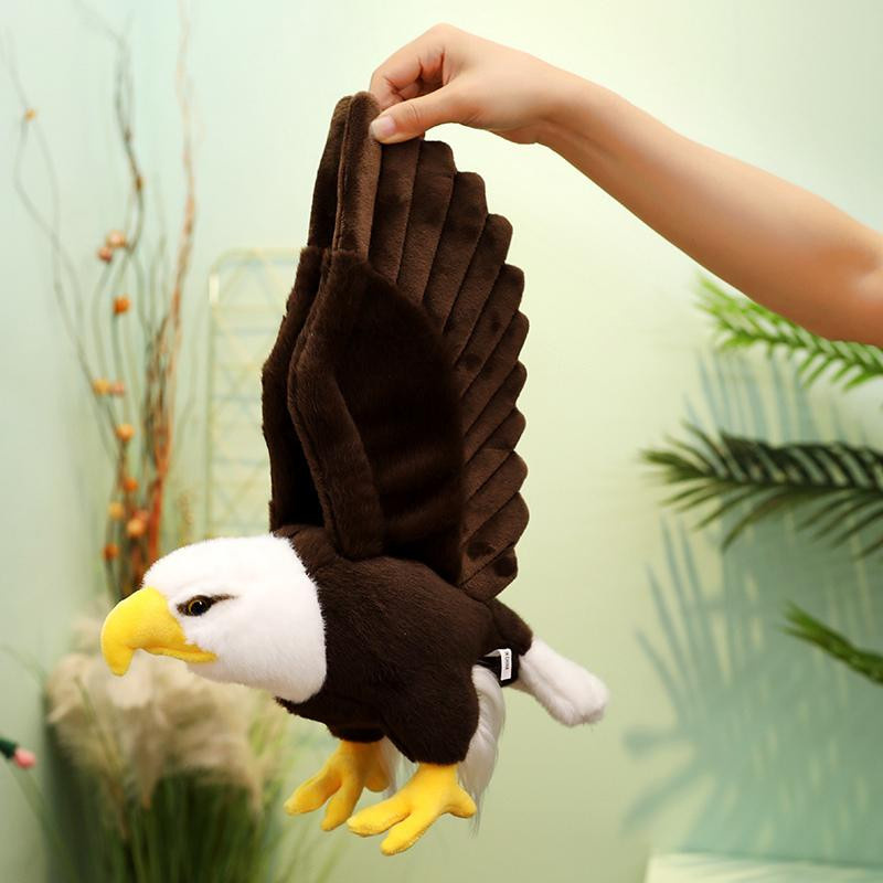 Weißkopfseeadler Vögel Plüsch, Stofftier, Weiß, 60cm, ab 14 Jahren - Bild 2