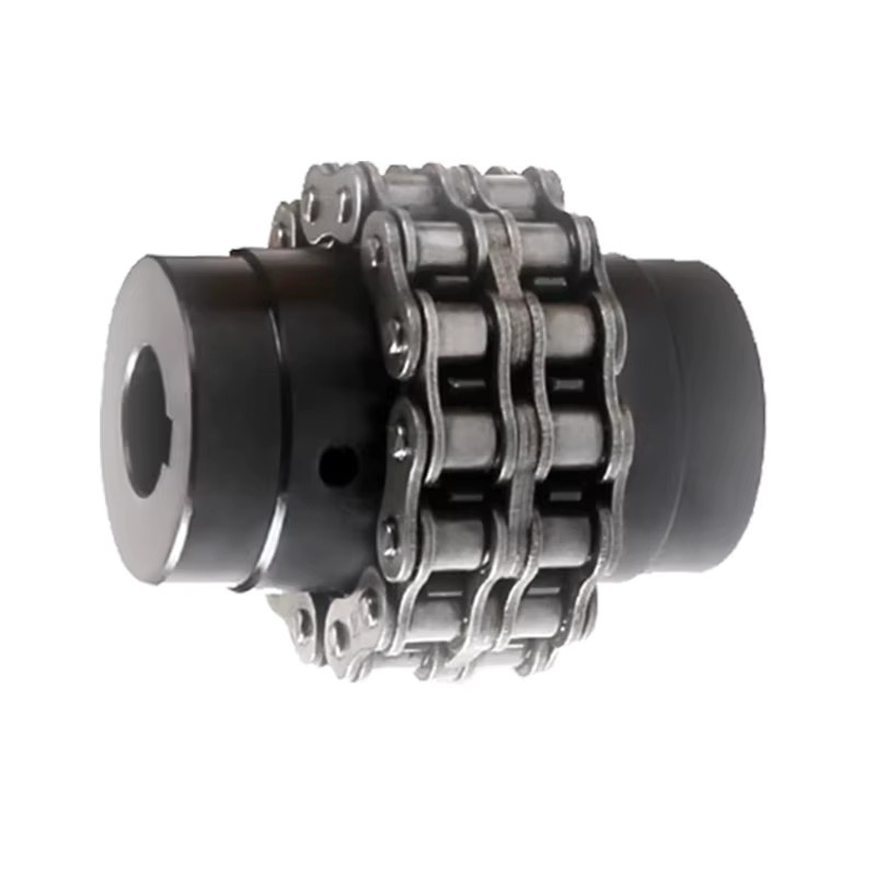KC5014 Shell Rollenkette Kupplung mit Schutzhülle und Abdeckung in Schwarz - Bild 2