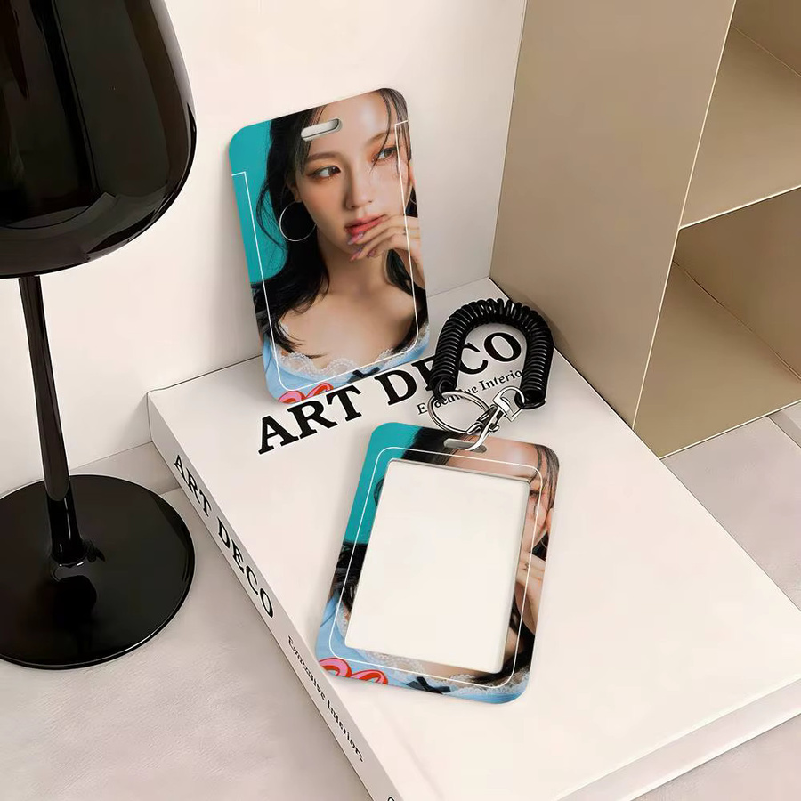 C-Cho Mi Yeon Ausweishülle und Kartenhalter in Multicolour für Schulkarten, Zugangskarten oder Buskarten - Bild 3