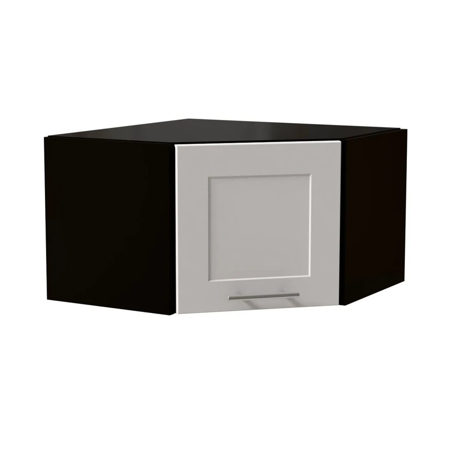 Feldmann-Wohnen Eckhängeschrank Oslo in Schwarz und Weiß Matt mit Soft-Close-Funktion, B/T/H: 60 x 60 x 36 cm - Bild 2