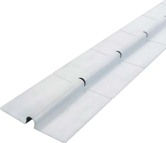 Dalsys Wärmeleitblech aus verzinktem Stahlblech in Silber, Breite: 50 cm, Tiefe: 75 cm, für 14mm Heizrohr - Bild 1