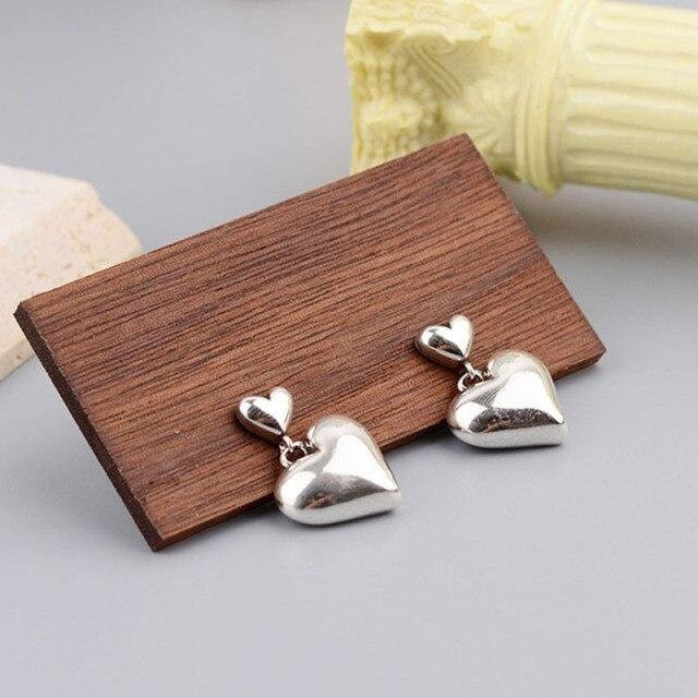 Ohrstecker 925 Sterlingsilber, Herzanhänger, Mädchen - Bild 1