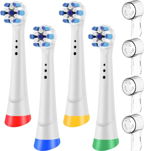 Oral B Ersatzbürstenköpfe für iO-Serie, Schwarz, Transparent - Bild 1