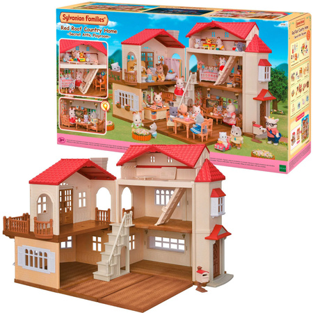 EPOCH Sylvanian Families Stadthaus mit Dachzimmer, Konstruktionsspielzeug, ab 3 Jahre
