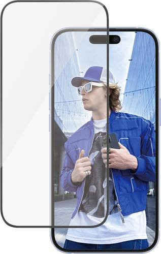 PanzerGlass Ultra-Wide Fit Displayschutzglas für Apple iPhone 15 und iPhone 16, gehärtetes Glas in Schwarz und Transparent - Bild 1