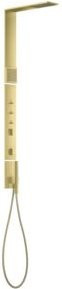 Hansgrohe Axor ShowerComposition Duschsystem mit Regendusche und Thermostat in Brushed Brass, B/B/H: 11 x 22 x 110 cm - Bild 1