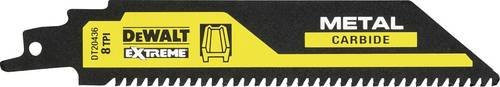 DeWalt Carbide Säbelsägeblatt für Metall, 152 mm, 8 TPI, Gelb - Bild 1