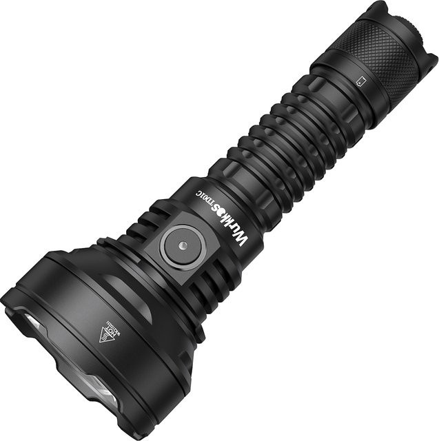 Wurkkos TD01C Taktische LED-Taschenlampe, Schwarz, 1800 Lumen, USB-C wiederaufladbar, IPX8 wasserdicht - Bild 1