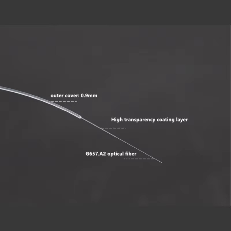 ZSHZTL Transparentes Glasfaserkabel für den Innenbereich G657A2 Single Mode Single Core Jumper Haushaltsverlängerung - Bild 2
