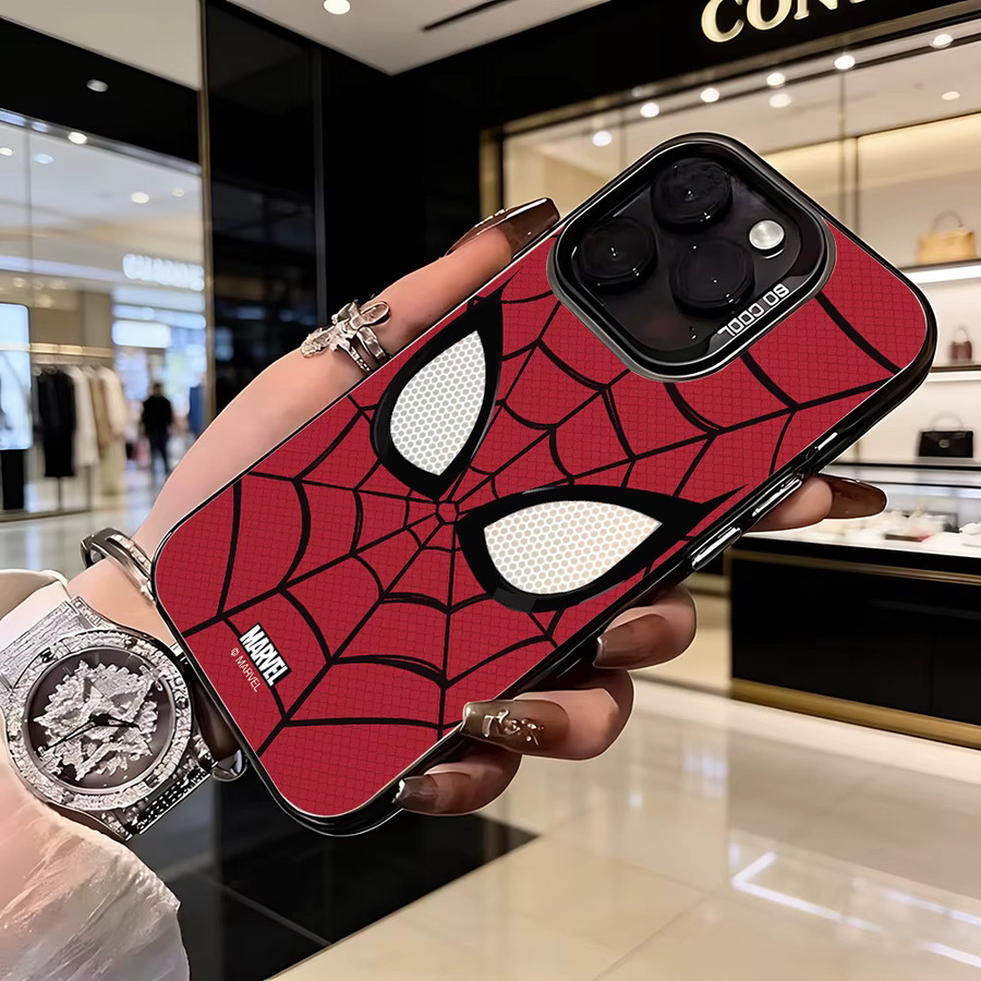 Hasbro Marvel Spider-Man Handyhülle für iPhone 17 16 15 14 13 12 11 Pro Max XR Air Plus matte sturzsichere Schutzhülle - Bild 3