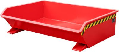 Kipp-Behälter Bauer Mini Typ MGU 610 in Rot, B/T/H: 168,0 x 138,5 x 45,0 cm - Bild 1