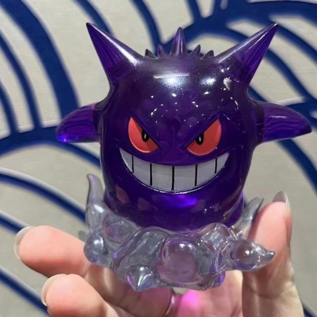 Bandai Pokémon Anime Gengar Snorlax Actionfigur, Q-Version Modell, Puppe - Bild 1