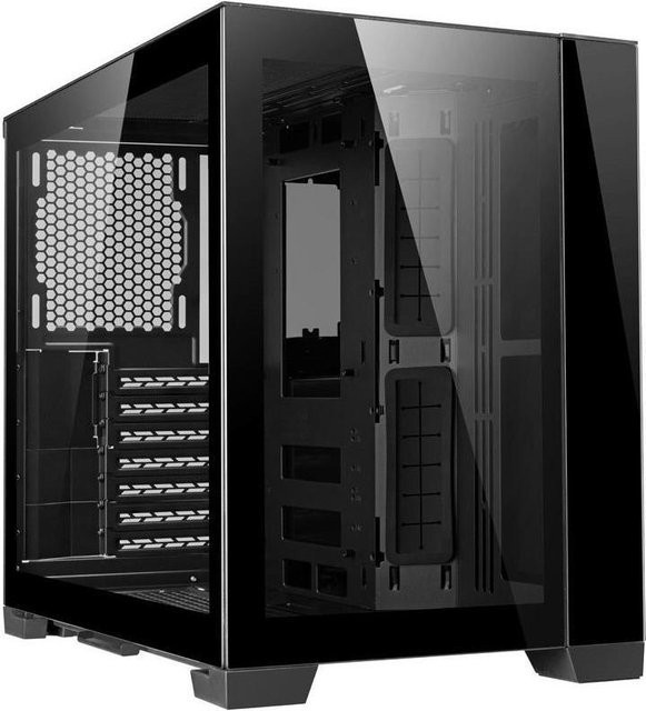 Lian Li O11D MINI -X Midi-Tower PC-Gehäuse in Schwarz mit Tempered Glass und USB-C - Bild 1