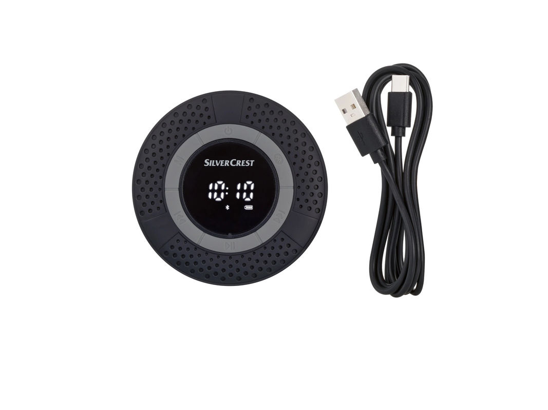 SILVERCREST Bluetooth Duschradio mit FM Funktion in Schwarz - Bild 3