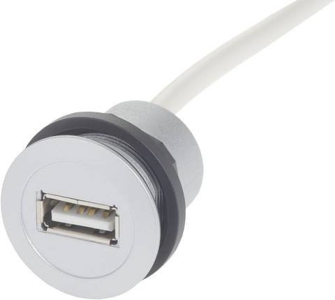HARTING USB-A Steckverbinder in Silber - Bild 1