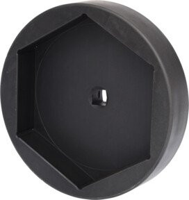 KS Tools Achsmuttern-Schlüssel 3/4 Zoll, 6-kant, kurz, schwarz, Länge: 180 mm - Bild 1