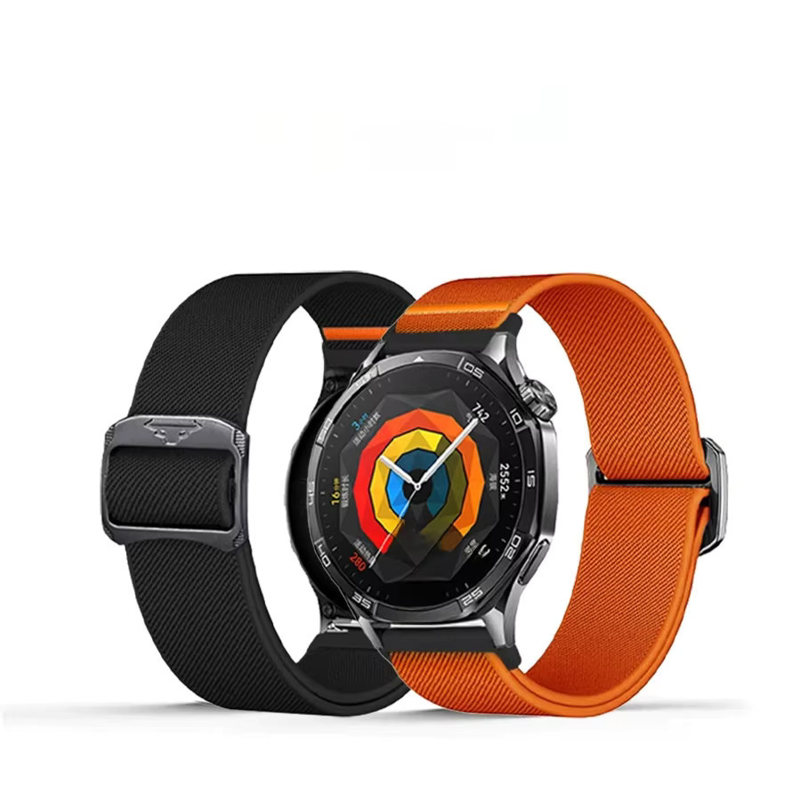 Nylonarmband, Schwarz, Unisex, 22 mm, 20 mm - Bild 4