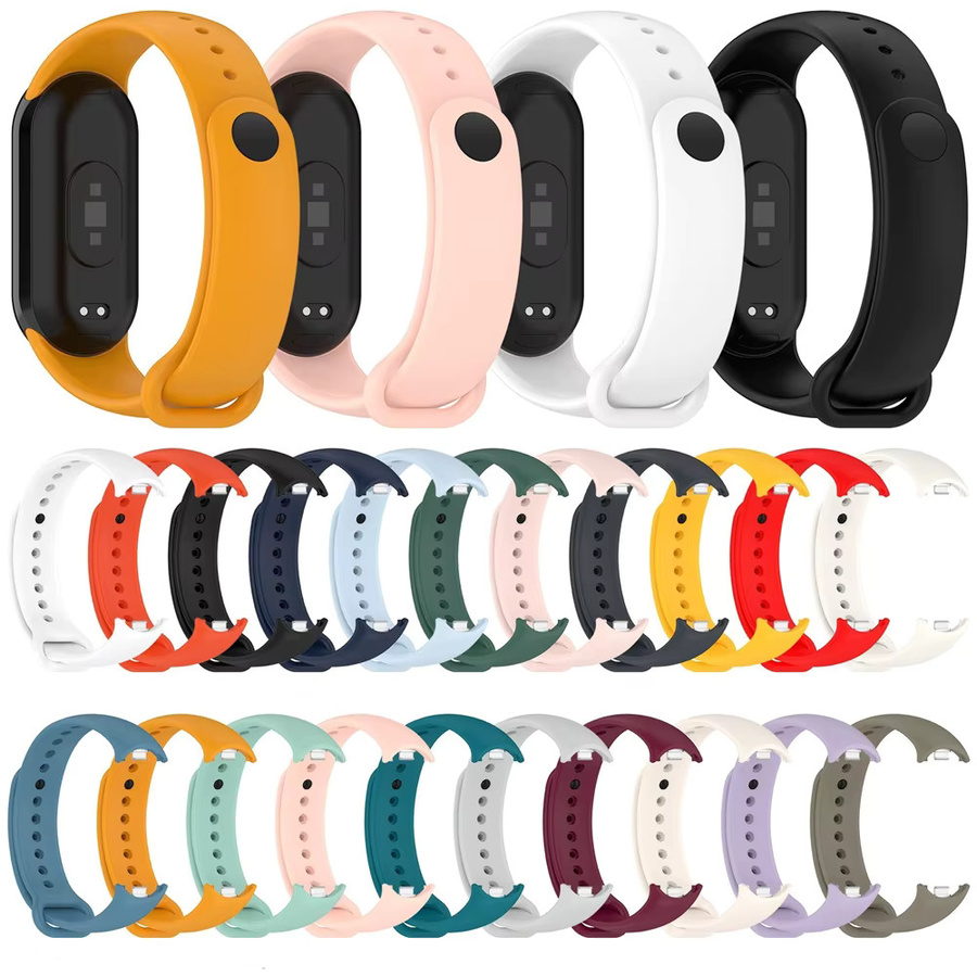 Xiaomi Uhrenarmband, Silikon, Pink, Xiaomi Smart Band 10 9 8 - Bild 5