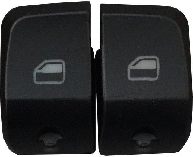 BROSS Fensterheberschalter Abdeckung für Audi A4 S4 B8 Q5 A5 S5 MK1, Farbe: Schwarz, Ersatzteil BDP676 8KD959851 - Bild 1
