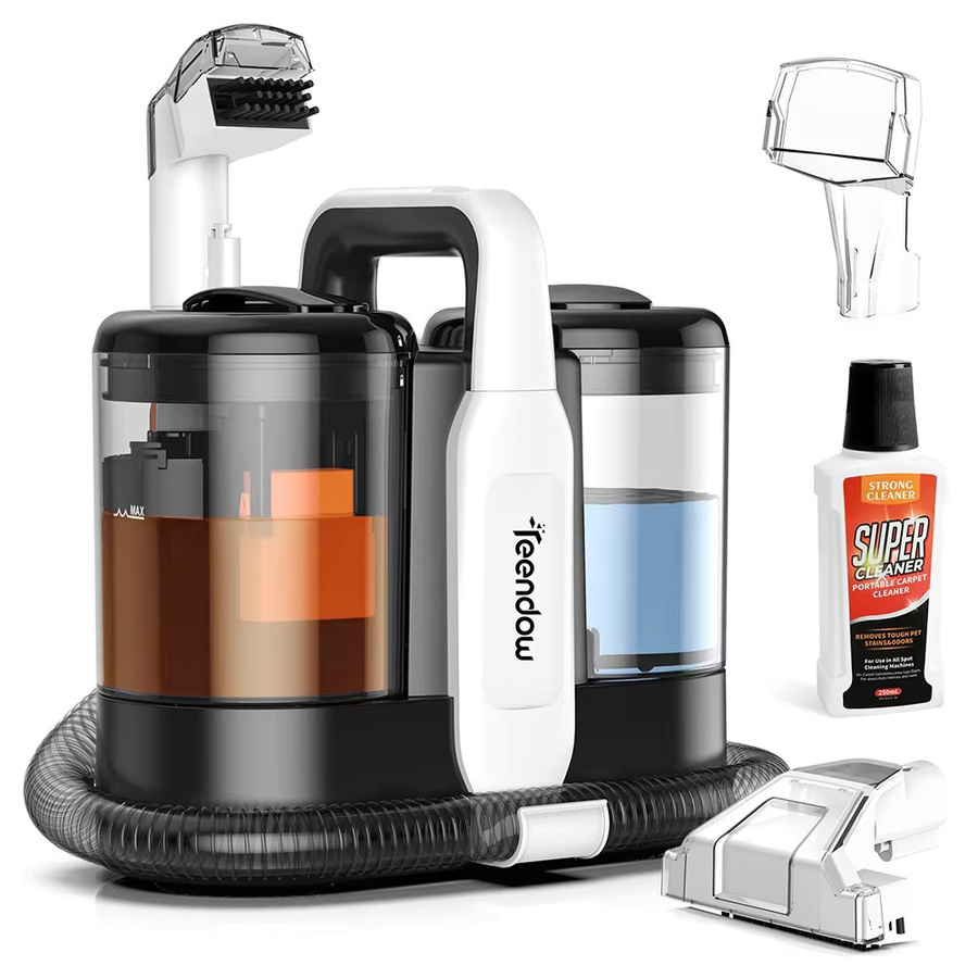 TEENDOW C5 Wasch- und Teppichreiniger in Weiß mit 450W Leistungsstarkem Bürstenmotor und 1500ml Wassertank - Bild 6