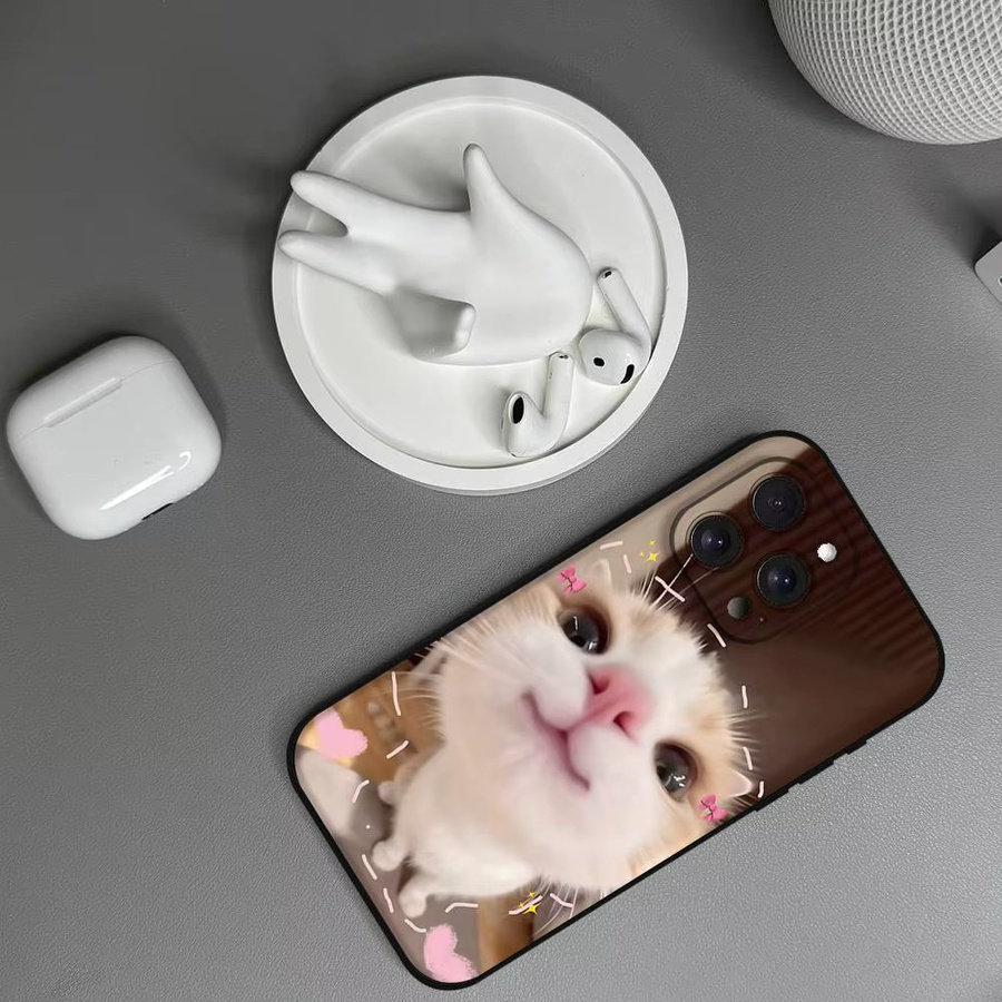 Mesuca Handyhülle mit niedlichem Katzen-Design für iPhone 11 bis iPhone 17 Pro Max, Mehrfarbig - Bild 3