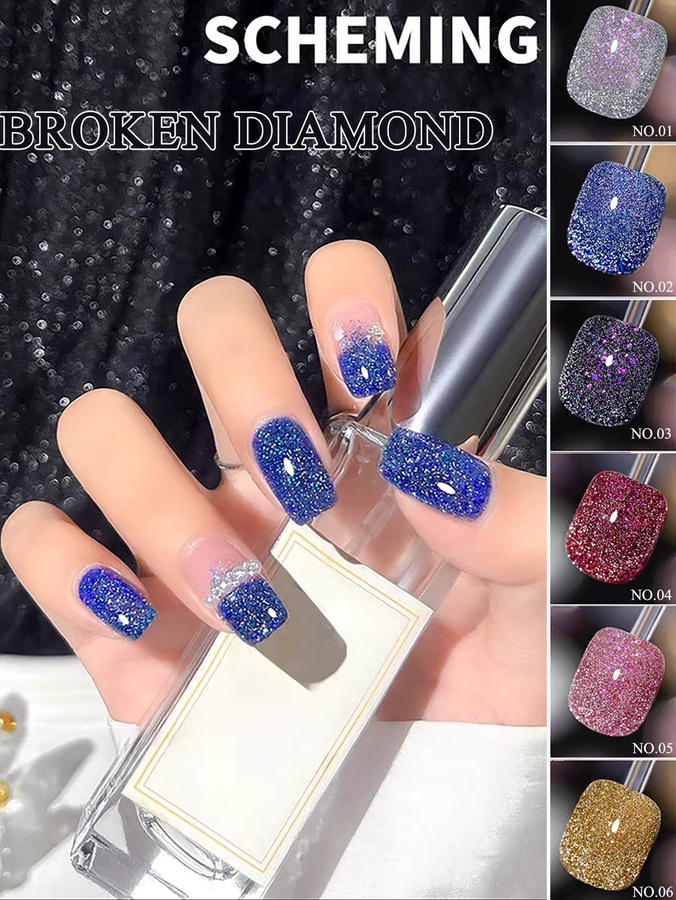 SHAKA Nagellack, Blaue Diamant, Glänzend, Damen - Bild 2