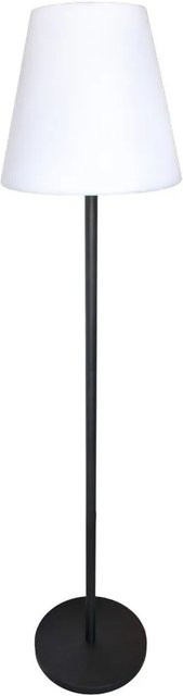 Frank Flechtwaren LED-Solar-Stehlampe für Garten und Terrasse in Schwarz mit Fernbedienung und RGB-Effekt, Höhe: 150 cm - Bild 1